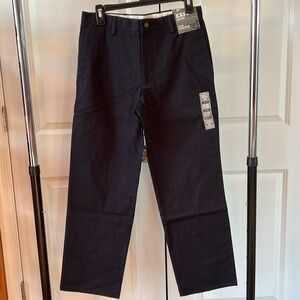 Docker Men’s Navy Khaki Straight Leg Pants NWT